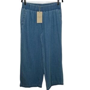 NWT Soyaconcept Wide Leg Pull On Denim Jeans Women's Size M
